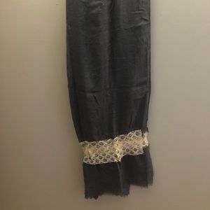 **5 ITEMS FOR $5** Blue Scarf with Lace Detail